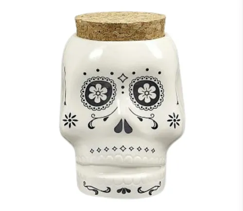 Skull Stash Jar