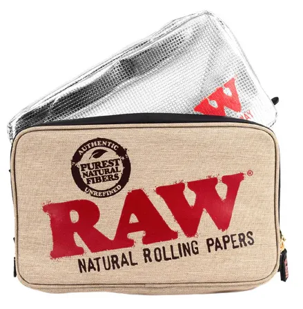 RAW Smell Proof Pouch - Natural LRG