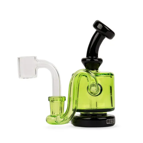 Red Eye Glass 4.25" Mini Rig - Green
