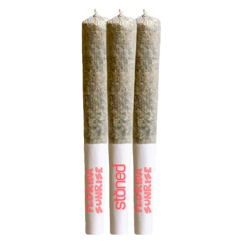 Florida Sunrise Infused Pre-Roll 3x0.5g Hash and Kief Florida Sunrise Infused Pre-Roll 3x0.5g Hash and Kief
