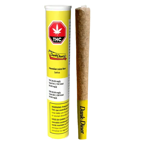 DANK DINER Hawaiian Juice Box Infused PR 1x1g DANK DINER Hawaiian Juice Box Infused PR 1x1g