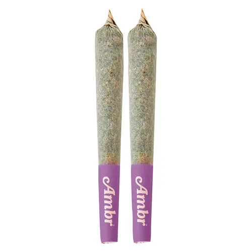 Ambr - Indica Pink Rzy Infused Pre-Roll Pack - 2x1g Ambr - Indica Pink Rzy Infused Pre-Roll Pack - 2x1g