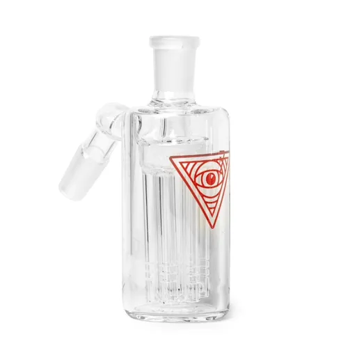 Red Eye Glass 14mm 45 Degree Ash Catcher w/6-Arm Tree Perc