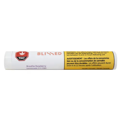 Breathe Raspberry Lemonade 2:1 CBD 510 Thread Cartridge