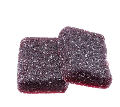 Real Fruit Elderberry Indica Gummies 2:1 THC:CBN Real Fruit Elderberry Indica Gummies 2:1 THC:CBN