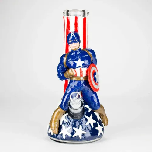 12" Captain Star Glass Bong - 9mm thick