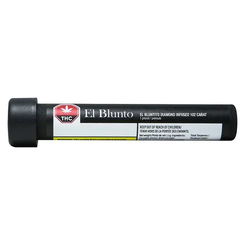 El Bluntito Diamond Infused 102 Carat Pre-Roll