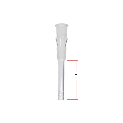Plain Glass 3 Down Stem with 14mm Joint