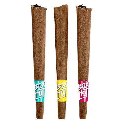 BOXHOT Fatties - Fatties Trifecta Infused Blunt Variety Pack - Blend - 3x1g BOXHOT Fatties - Fatties Trifecta Infused Blunt Variety Pack - Blend - 3x1g