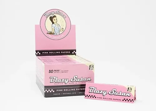 Blazy Susan - Pink Rolling Papers - 1-1/4
