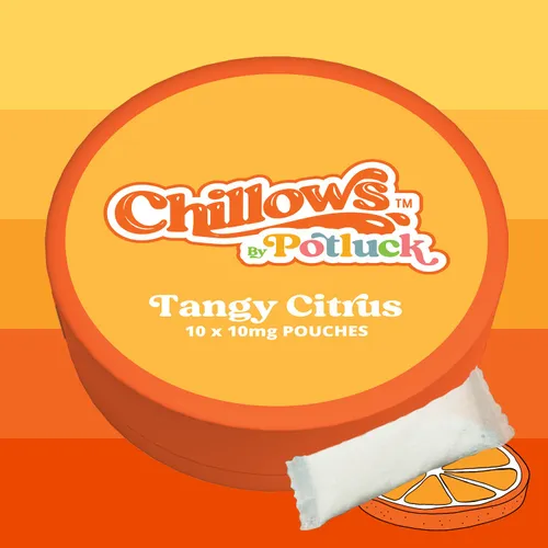 POTLUCK Hot TANGY Citrus THC Pouch 10PK