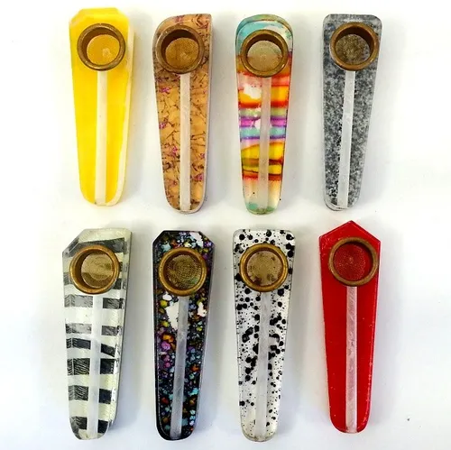 Hand Crafted Colorful Acrylic Pipe