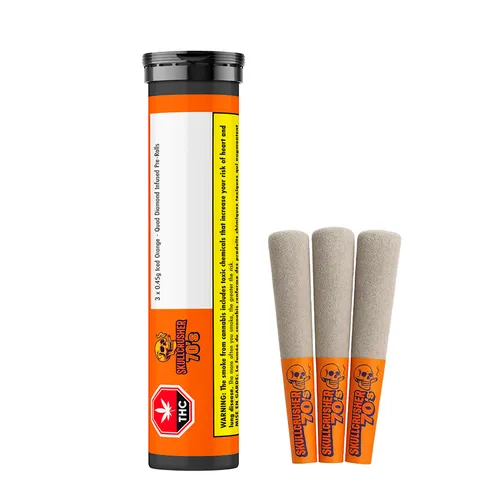 Iced Orange - Quad Diamond Infused Pre-Roll