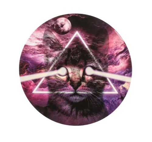 Kitty in Space Dab Mat