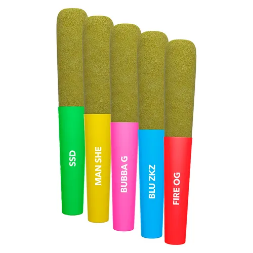 Baby Jeeter: Multipack Infused [Liquid Diamonds/Kief] | 5x0.5g