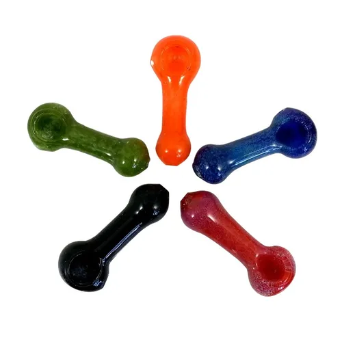 Hand Crafted Inside Out Frit Work Colored Glass 4 Pipes
