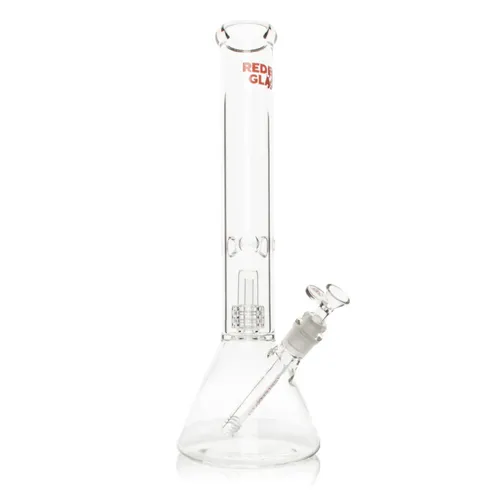 Red Eye Glass 16" Jammer Dual Chamber Matrix Perc Bong
