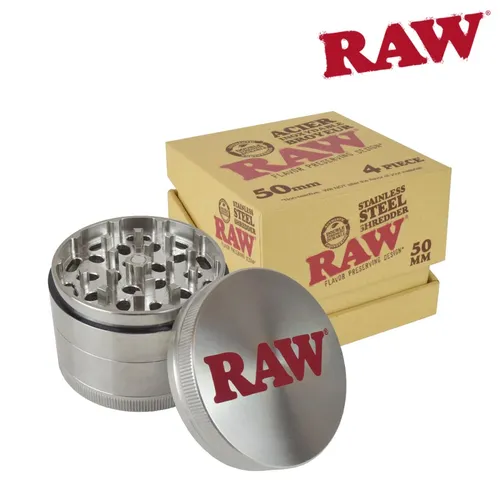 Raw Stainless Steel Shredder - 2"