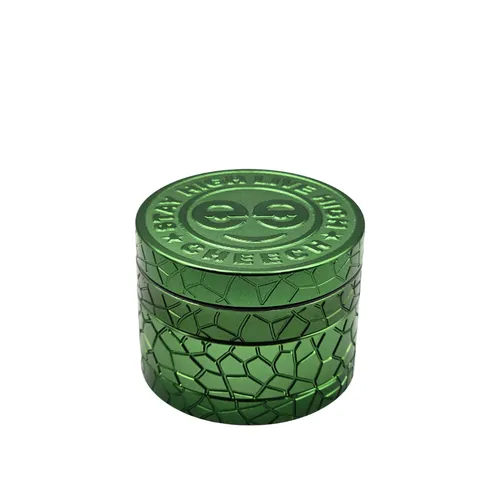 Cheech 63mm Retro Logo Grinder - Green