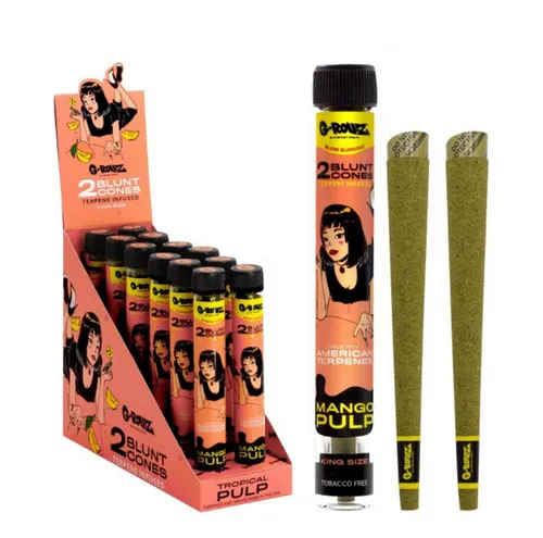 G-Rollz King Size 2 Terpene Infused Blunt Cones - Tropical Pulp