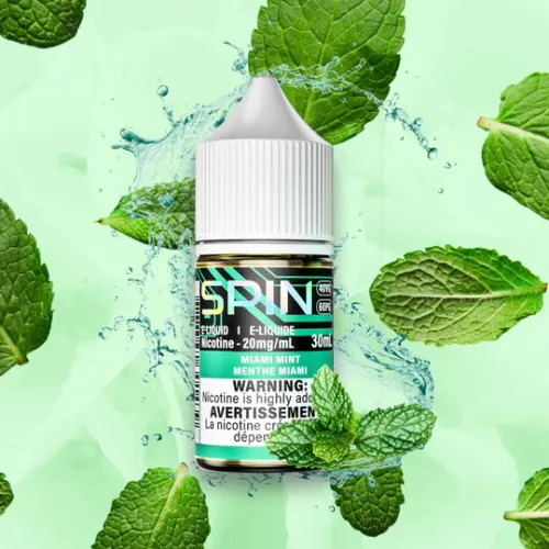 Spin E-Liquid Salt Miami Mint 20mg/30ml