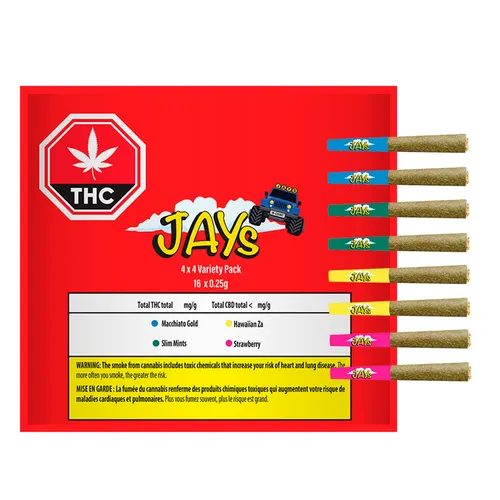 4x4 Infused Pre-Roll Variety Pack