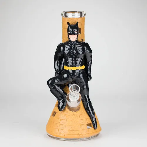 12" Bat Hero Tower Glass Bong - 9mm thick