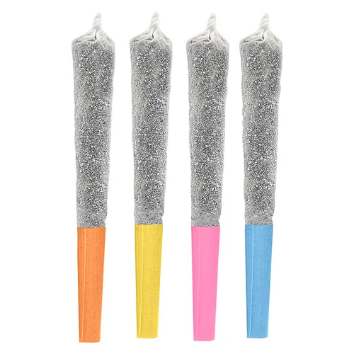 Potluck - Tropical X Burst Collection Variety Infused Pre-Roll - Tropical X Burst Collection Variety Infused Pre-Roll 4x0.5g Hash and Kief