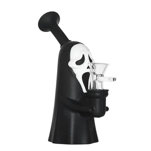 Arsenal - 7" Silicone Water Pipe - Screaming Face