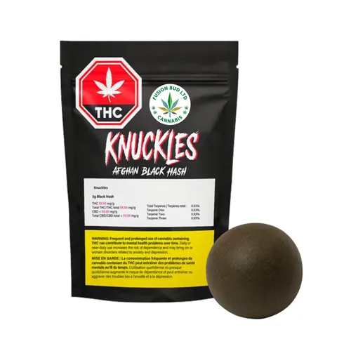 KNUCKLES Afghan Black HASH 2g KNUCKLES Afghan Black HASH 2g
