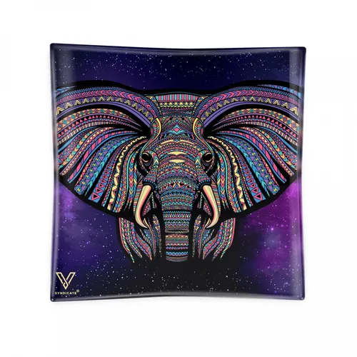 Premium Glass Ashtray - "Elephant"