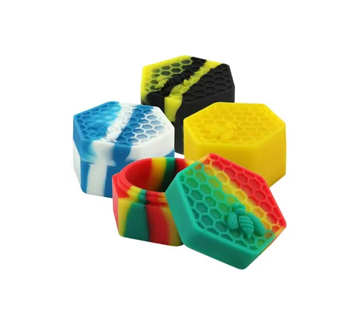 Honeybee Silicone Stash Jar (Any Colour)