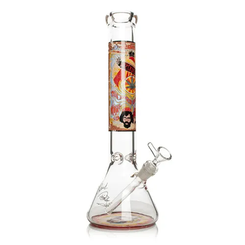 Cheech & Chong Glass 15" 7mm Thick 420 Mind Meld Beaker