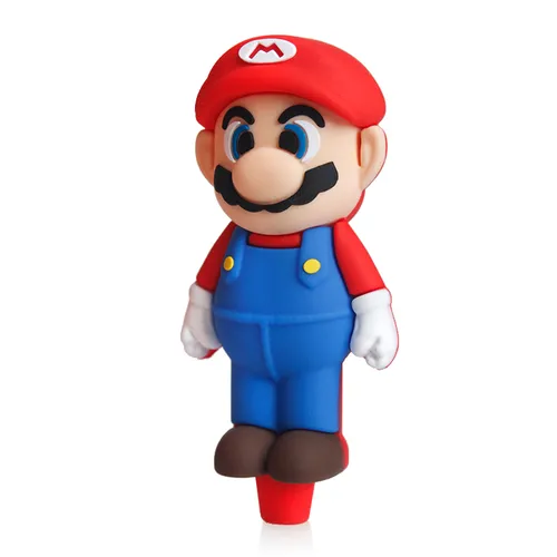 4.5" Arsenal Cartoon Plumber Buddy Silicone Hand Pipe - Mario
