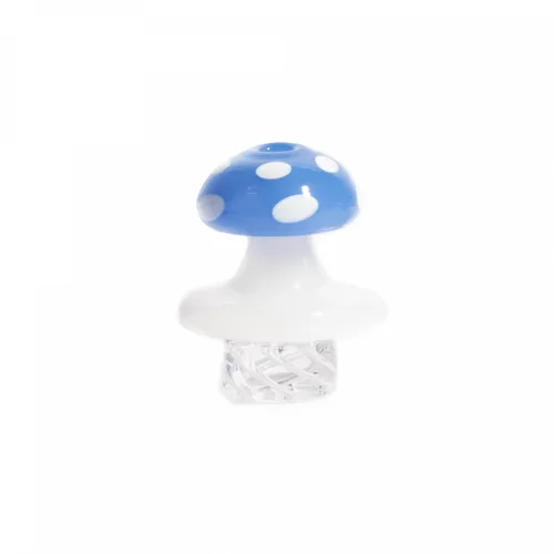 Red Eye Glass - Mushroom Whirlpool Carb Cap - Blue