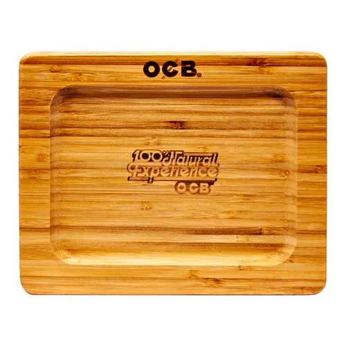 OCB Bamboo Rolling Tray 9 X 7 Inches