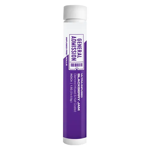 Blackberry Jam 60%+ Ultra-Infused Pre-Roll Blackberry Jam 60%+ Ultra-Infused Pre-Roll