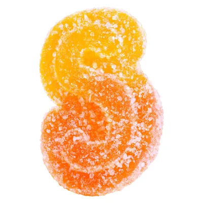 Fully Blasted Peach Orange 1:1 THC CBD Gummies