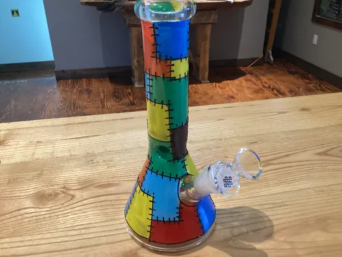 Glass Bong Karma 9" Beaker Stitched Up