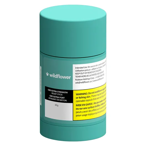 Wildflower - CBD Extra Strength Relief Stick - Hybrid - 60g Wildflower - CBD Extra Strength Relief Stick - Hybrid - 60g