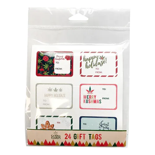 24 Gift Tags by Canna Cards