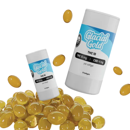 Glacial Gold THC 10 Softgels - 100 Pack Glacial Gold THC 10 Softgels - 100 Pack