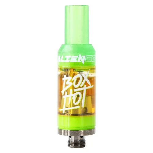 BoxHot - Alien OG 510 Thread Cartridge - Hybrid - 1.2g BoxHot - Alien OG 510 Thread Cartridge - Hybrid - 1.2g
