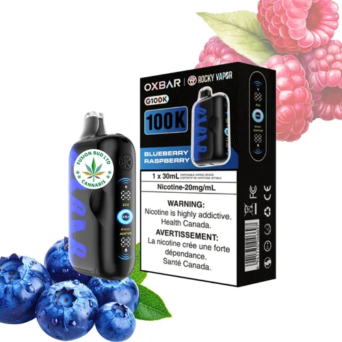 Rocky Vapor Oxbar G100k - Blue Raspberry 100k