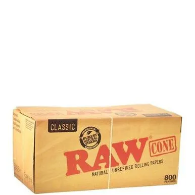RAW - Classic King Size Cones - 800PC