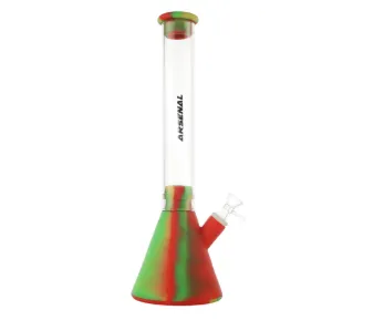 14" Arsenal Bomber Silicone Glass Bong