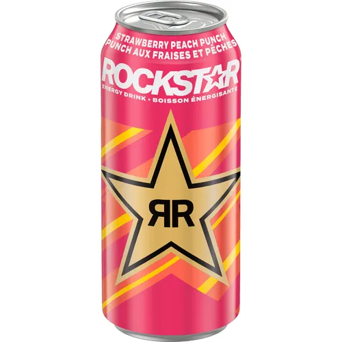 ROCKSTAR Strawberry Peach Punch Energy Drink 473ml