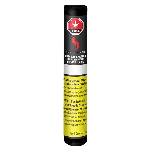 Pink Gas Shatter Double Infused Pre-Roll Pink Gas Shatter Double Infused Pre-Roll