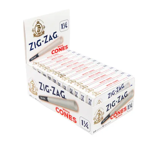 Zig Zag White Cones
