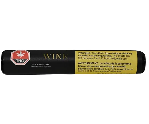 Wink Lemon Shortcake Ceramic Tip Pre Roll